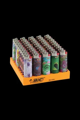 Bic Lighter – Prismatic – Bulk 50 Pack