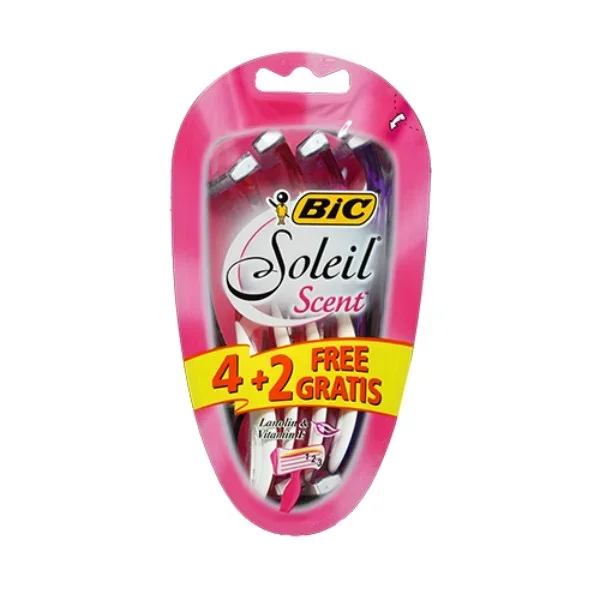 BIC Soliel Lady Scent (4+2) pcs Pouch
