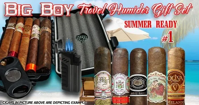 Big Boy Travel Humidor Gift Set #1