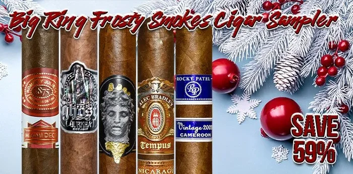 Big Ring Frosty Smokes Cigar Samplers
