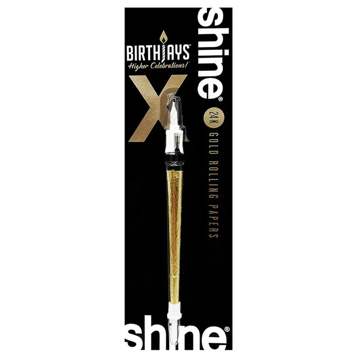 BirthJays 24K Gold Celebration Cones 10-Pack Display