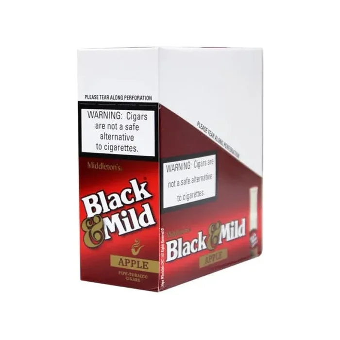 Black & Mild Cigar Apple 5-pack – 10ct Box