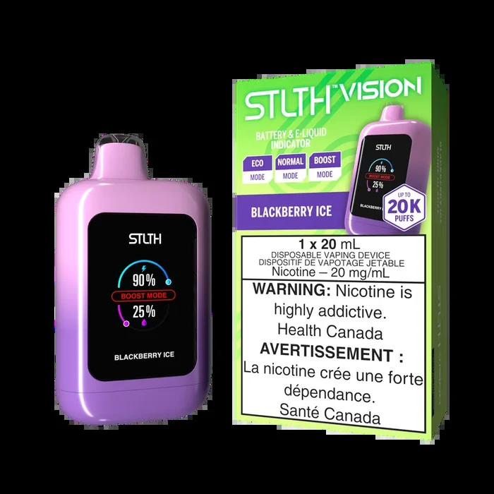 BLACKBERRY ICE – STLTH VISION Disposable Vape 20K
