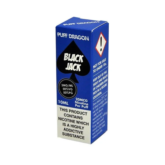 Blackjack Puff Dragon TPD Compliant 10ml E-liquid