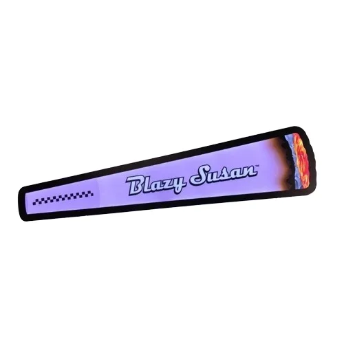 Blazy Susan Purple Cone LED Sign