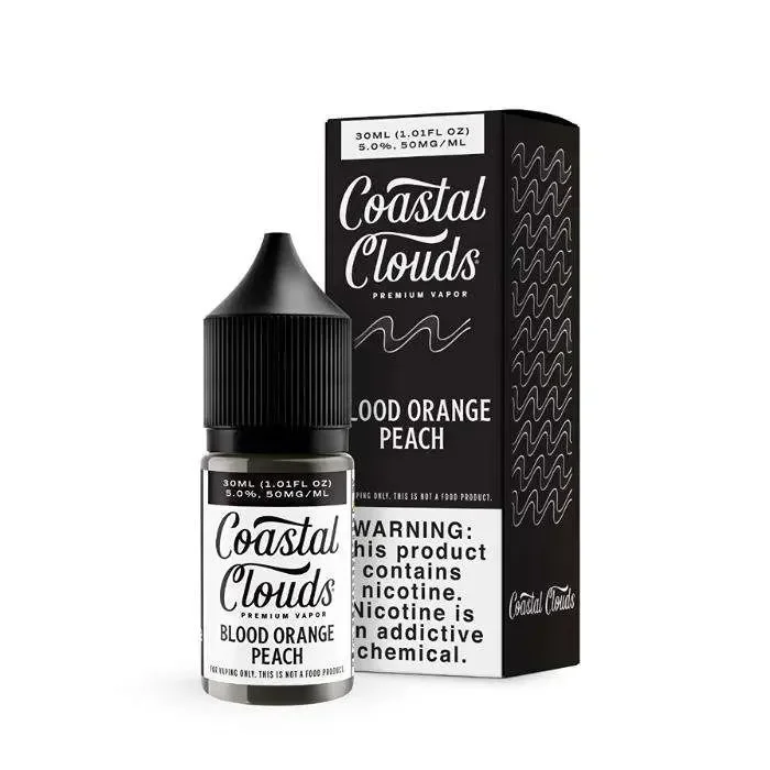 Blood Orange Peach Nicotine Salt by Coastal Clouds