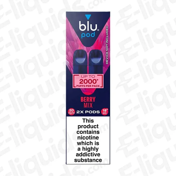 Blu Bar Pod Berry Mix Prefilled Pods (Pack of 2)