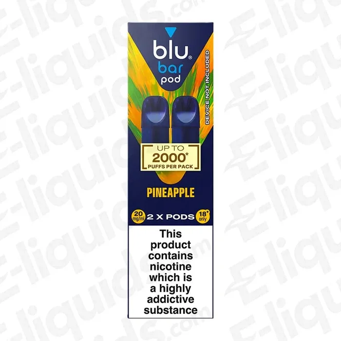Blu Bar Pod Pineapple Prefilled Pods (Pack of 2)