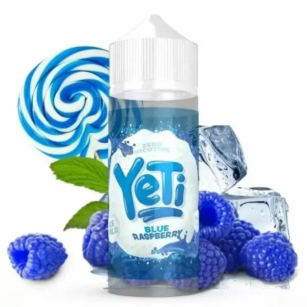 Blue Raspberry YETI 100ML E-Liquid – Fruity Ice Cold Series 70VG/30PG 0mg/ml
