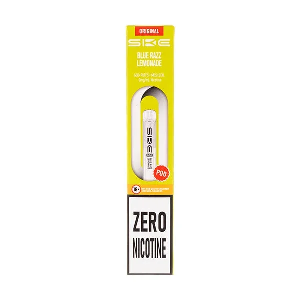 Blue Razz Lemonade Crystal Bar 600 Zero Nicotine Prefilled Pods by SKE