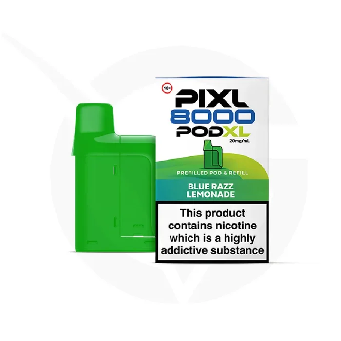 Blue Razz Lemonade Pixl 8000 Refill Pods
