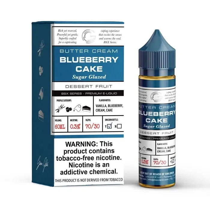 Blueberry Cake by Glas BSX TFN 60mL