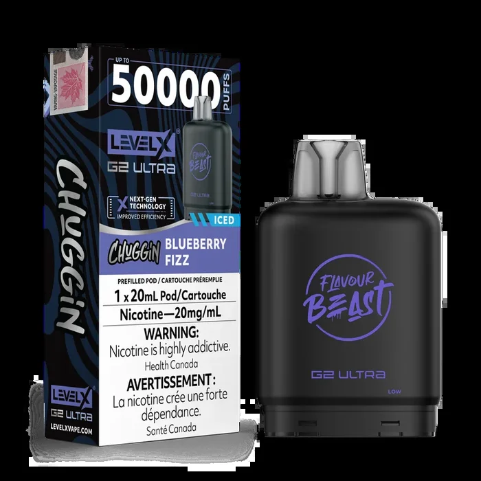 Blueberry Fizz (ICED) – Level X G2 Ultra 50k Pod