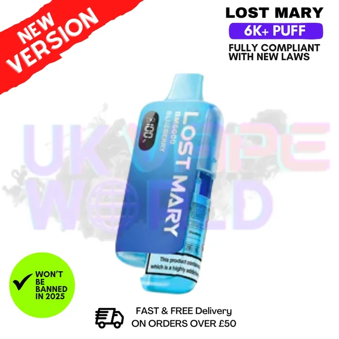 Blueberry Lost Mary 6K Puff Pod Kit – Only £8.99