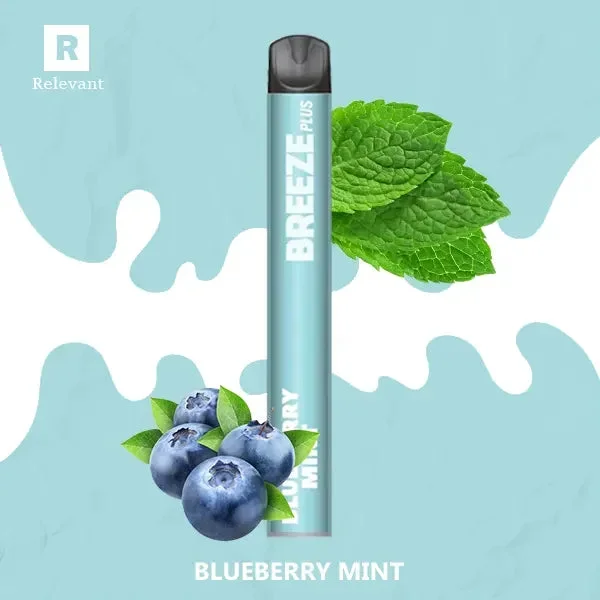 Blueberry Mint Breeze Plus Zero Nicotine