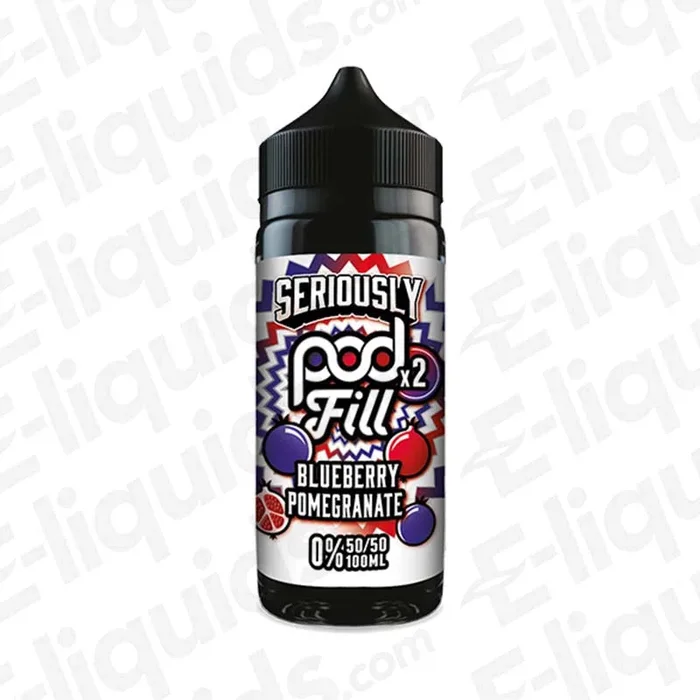 Blueberry Pomegranate Seriously Pod Fill 2 Shortfill Vape Juice by Doozy Vape Co