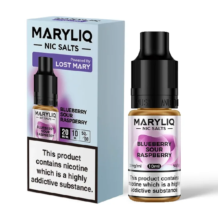 Blueberry Sour Raspberry Maryliq Vape Juice by Lost Mary