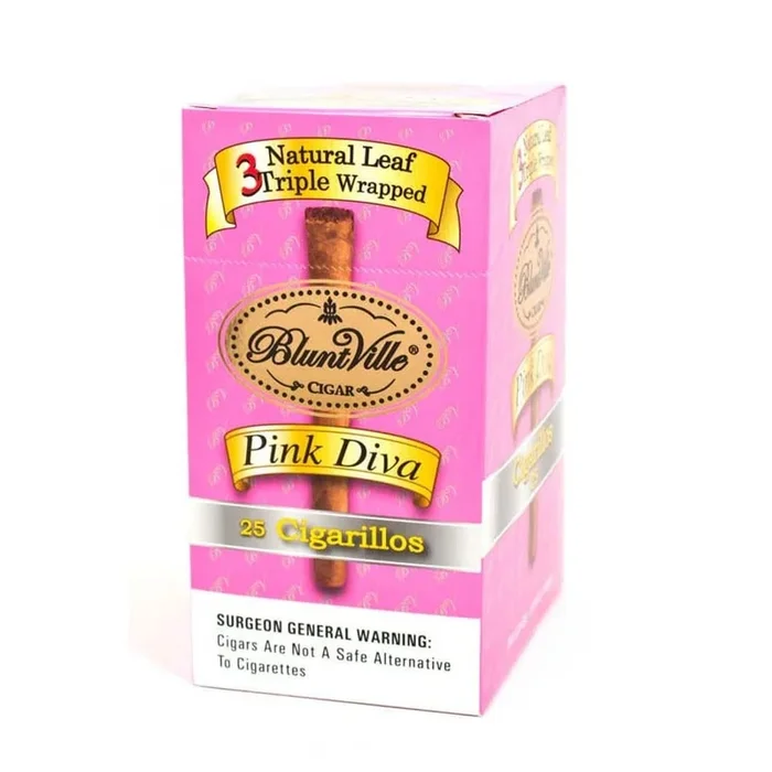Bluntville Pink Diva Triple Wrapped Cigars
