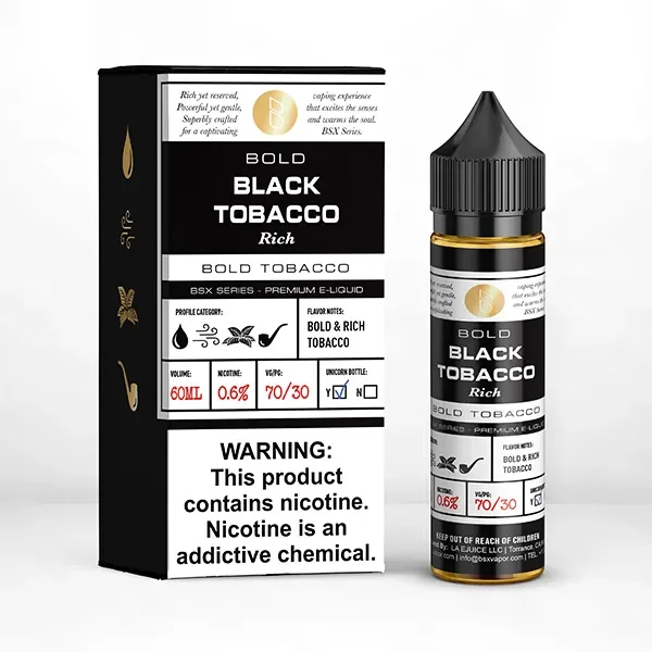 Bold Rich Black Tobacco by Glas BSX TFN 60mL