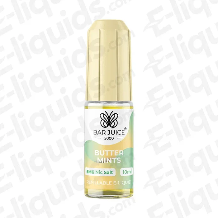 Butter Mints Nic Salt Vape Juice by Bar Juice 5000