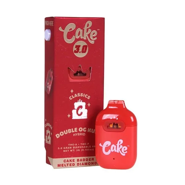 Cake Classics THC-A Disposable Vape 3G – Double OG Kush