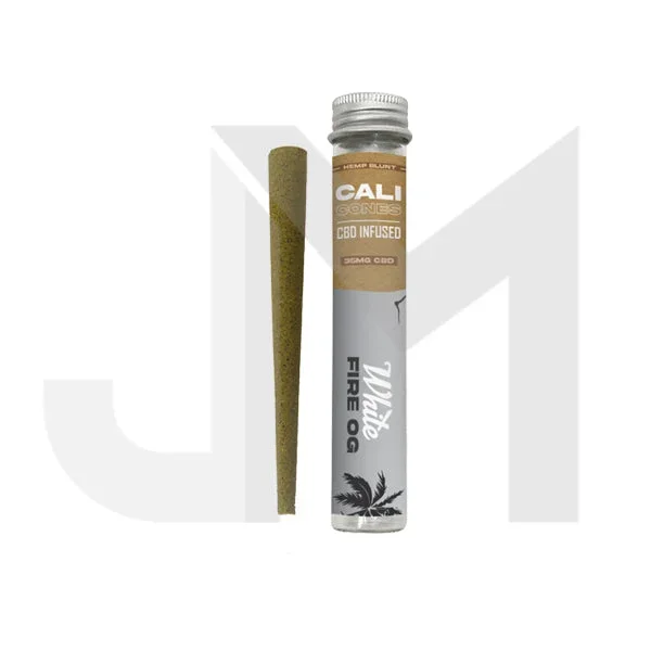 CALI CONES Hemp 30mg Full Spectrum CBD Infused Cone – White Fire OG