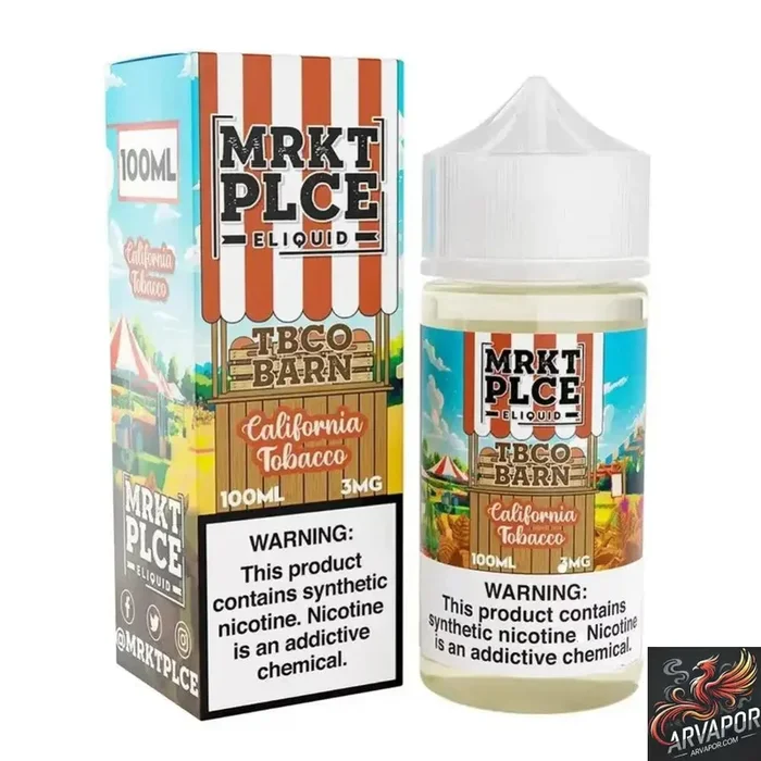 California Tobacco – Tbco Barn – MRKTPLCE 100mL