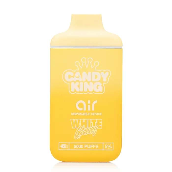 Candy King Gold Bar 6000 Puffs Disposable Vape – White Gummy