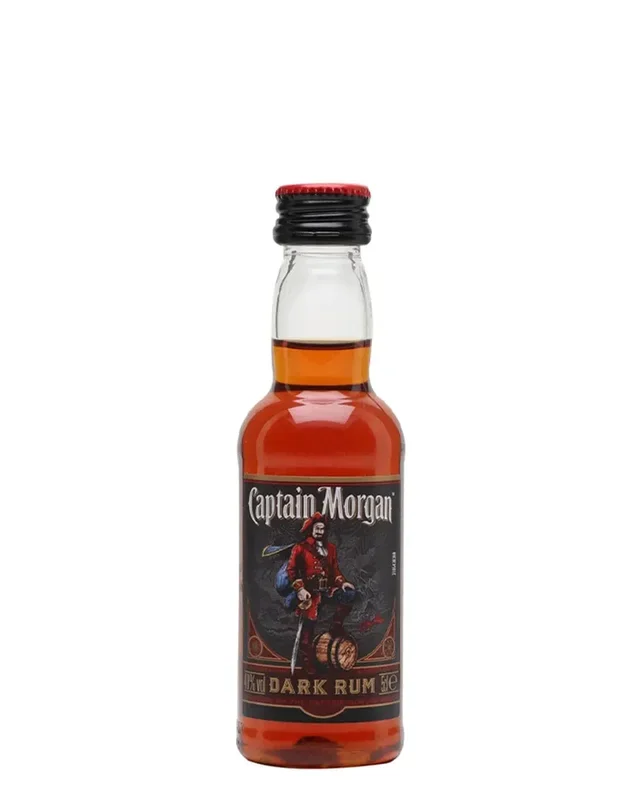 Captain Morgan Dark Rum Miniature, 5 cl