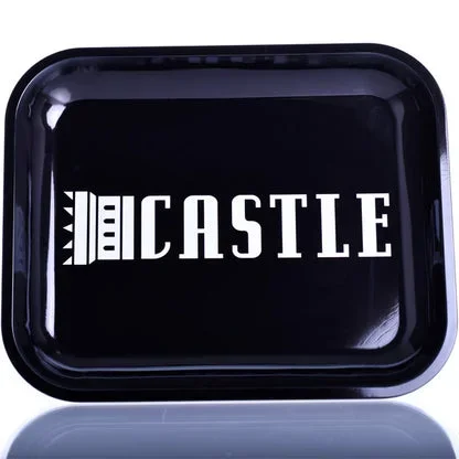 Castle Glassworks Rolling Tray – Large 13.5 ” x 11 ” (RT-001L)