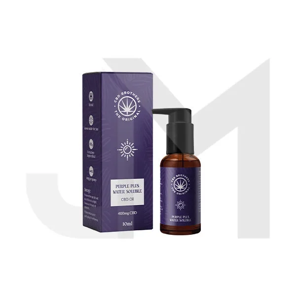 CBD Brothers Purple Plus 400mg Water Soluble CBD Oil – 10ml