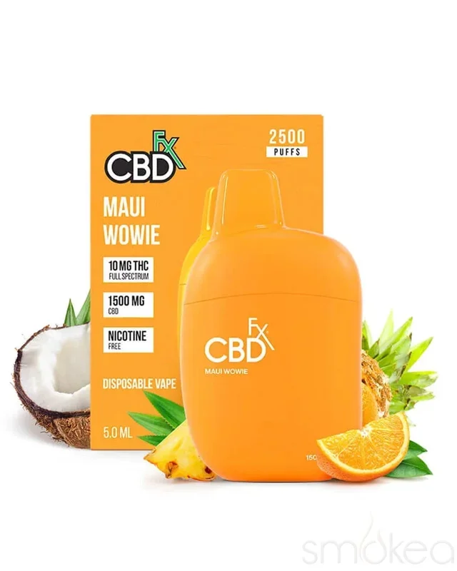 CBDfx 1500mg CBD + 10mg THC Disposable Vape Pen – Maui Wowie