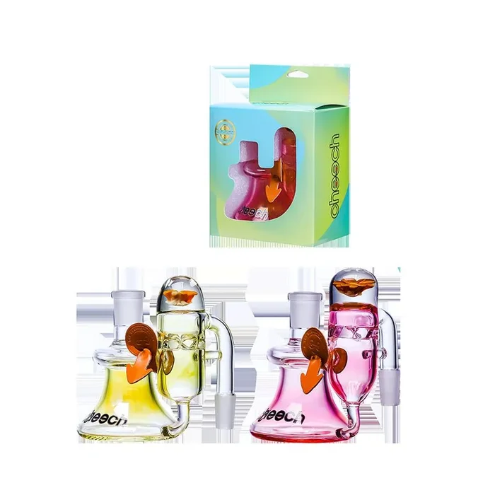CHEECH 14MM 90 DEGREE DRY ASH CATCHER ASSORTED COLORS (CH-ASH-011)