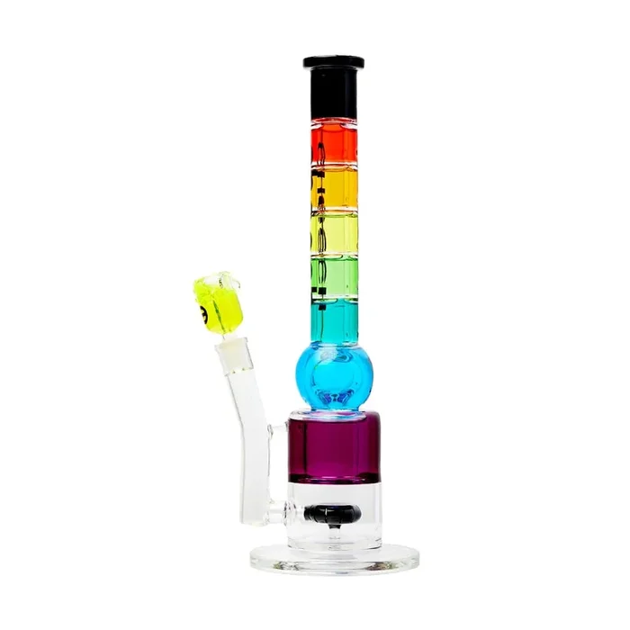 Cheech Glass 18″ Rainbow Glycerin Water Pipe