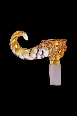 Cheech Glass Fumed Herb Bowl with Handle