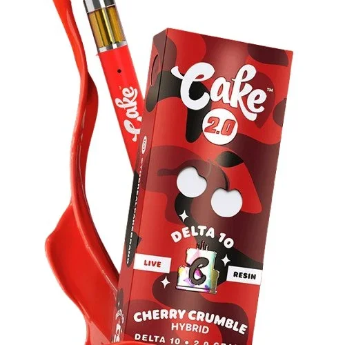 Cherry Crumble – 2G Delta 10 Live Resin Disposable Vape Cake