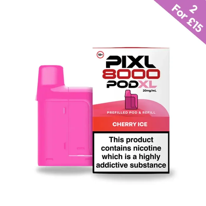 Cherry Ice – Pixl 8000 Prefilled Pods