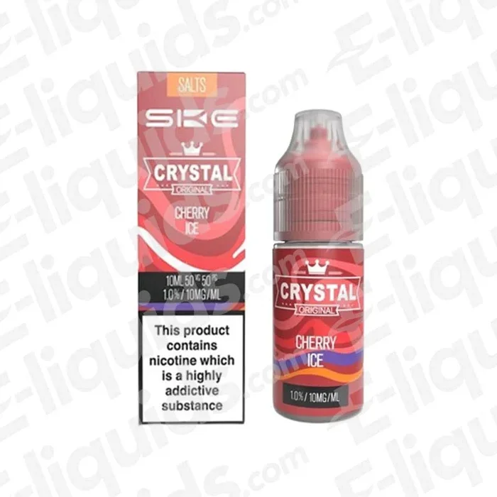 Cherry Ice Nic Salt Vape Juice by SKE Crystal