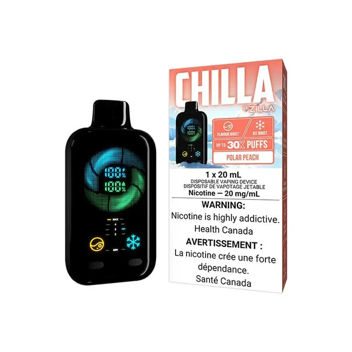 Chilla By Zilla Disposable – Polar Peach