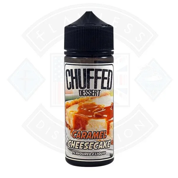 Chuffed Dessert – Caramel Cheesecake 0mg 100ml Shortfill E-Liquid