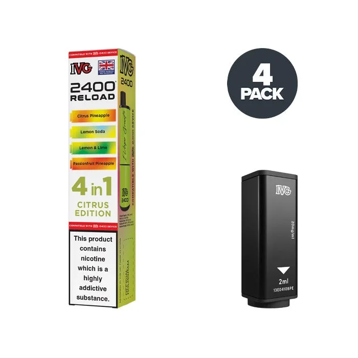 Citrus Edition IVG 2400 Reload 4-in-1 Pre-Filled Pod System
