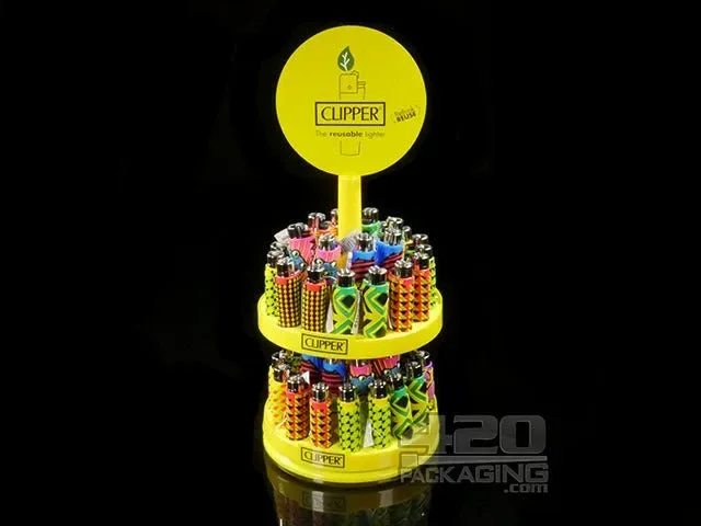 Clipper Lighter Two Tier POP Cover Tower 48/Box