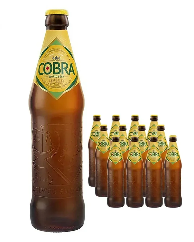 Cobra Extra Smooth Premium Lager Beer Multipack, 12 x 620 ml