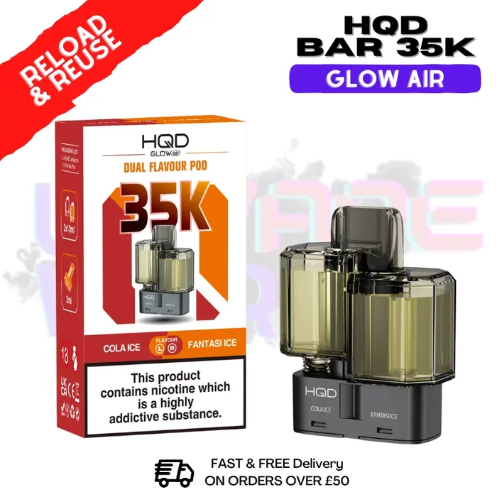 Cola ICE HQD 35K Glow Air Replacement Pods