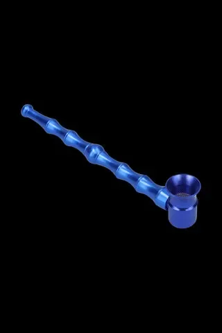Colored Metal Hand Pipe with Long Stem