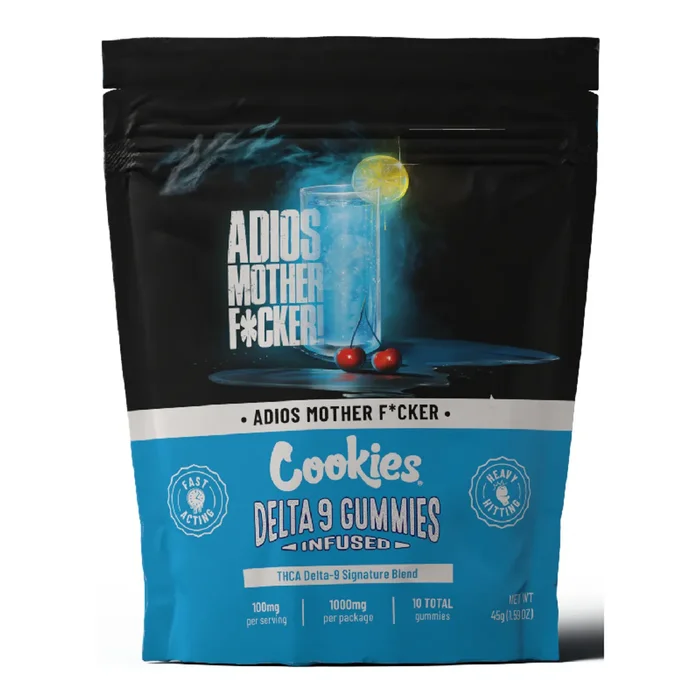 COOKIES – Delta 9 THC Gummies (1000mg D9 THC / 10 count) – Adios Mother F*cker