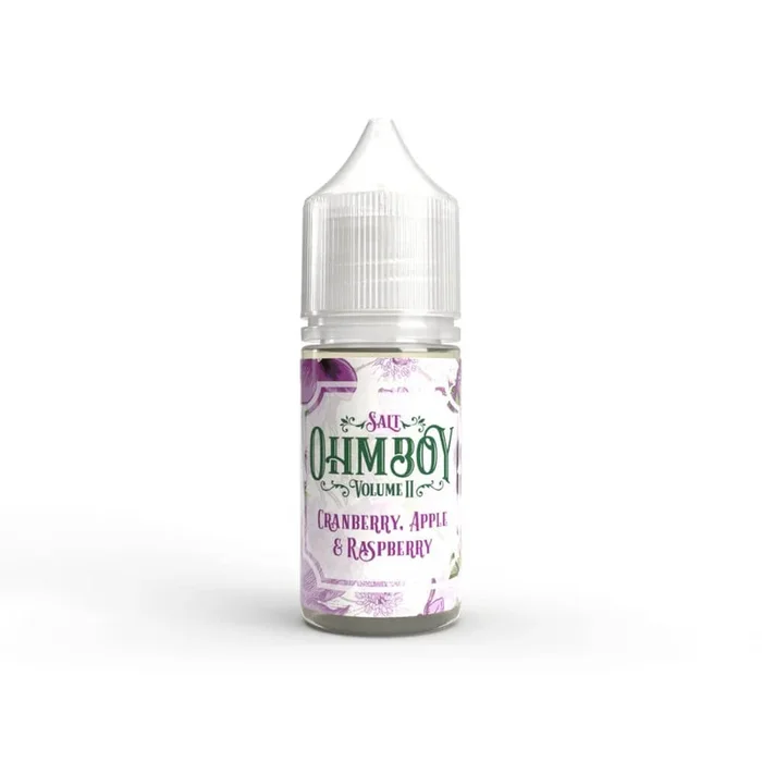 Cranberry Apple & Raspberry Nic Salt by Ohm Boy
