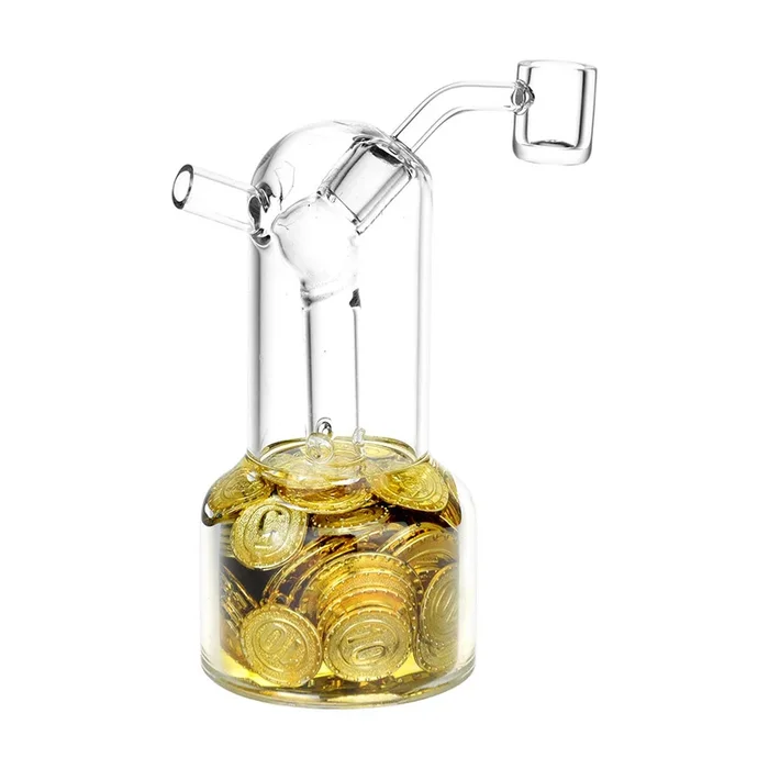 Crypto Currency Glass Dab Rig – 6″ / 14mm F