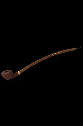 Curved Pear Rosewood Tobacco Pipe