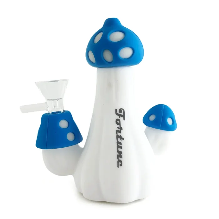 Cute Mushroom Silicone Water Pipe